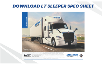 International LT Sleeper Spec Sheet